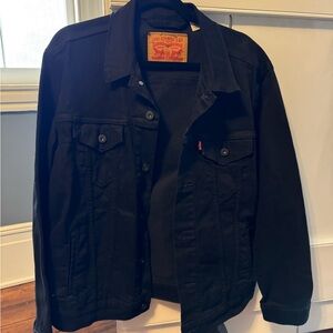 Levi's Men's Black Denim Jacket